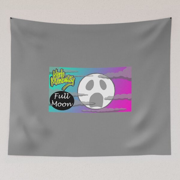 Item preview, Full Moon (grey) designed and sold by Herb-Mentality.