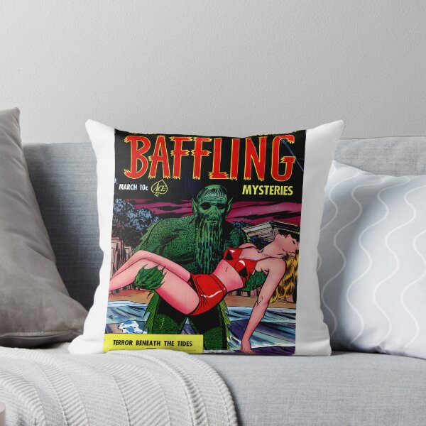 Item preview, Baffling Mysteries Vintage Comic Book Cover Retro Graphic Art designed and sold by AximancerOnline.