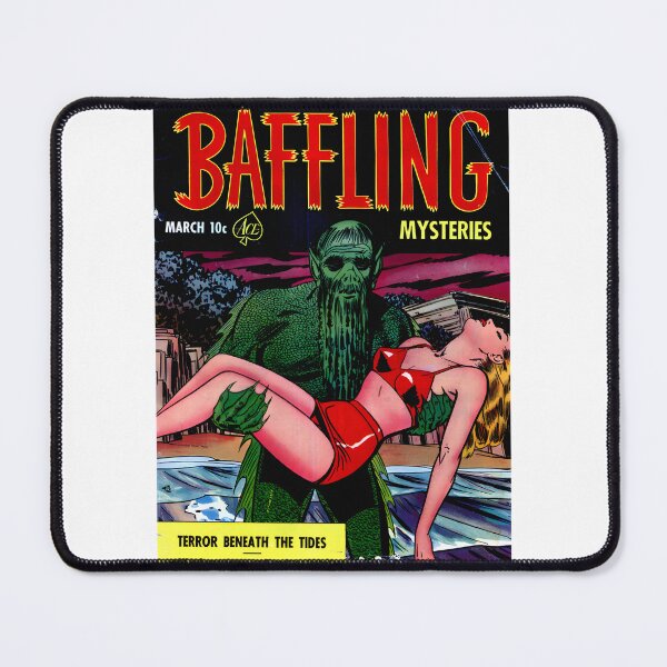 Item preview, Baffling Mysteries Vintage Comic Book Cover Retro Graphic Art designed and sold by AximancerOnline.