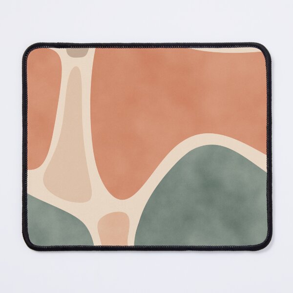 Item preview, Earth Tones Shapes - Organic Mid-Century Geometric Seamless Pattern (Japandi Sage) designed and sold by DesigndN.