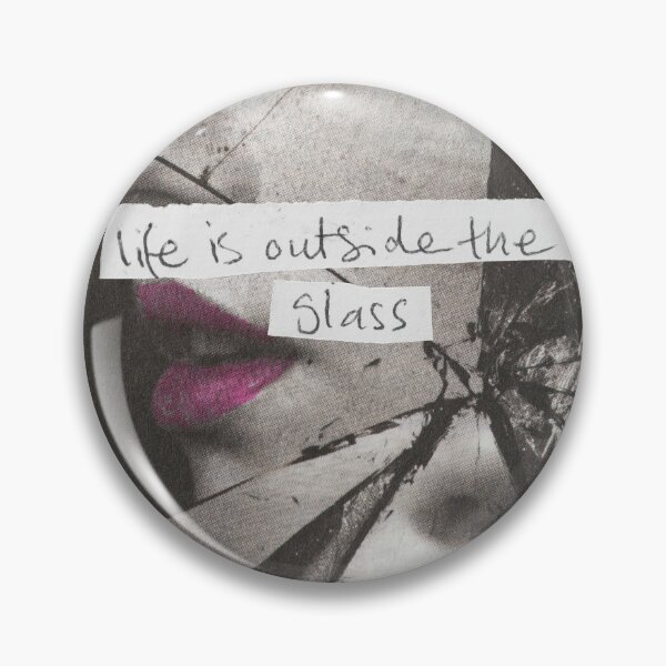 Item preview, Outside the Glass | Digital Detox Collage Art designed and sold by Multiply 6 by 9.