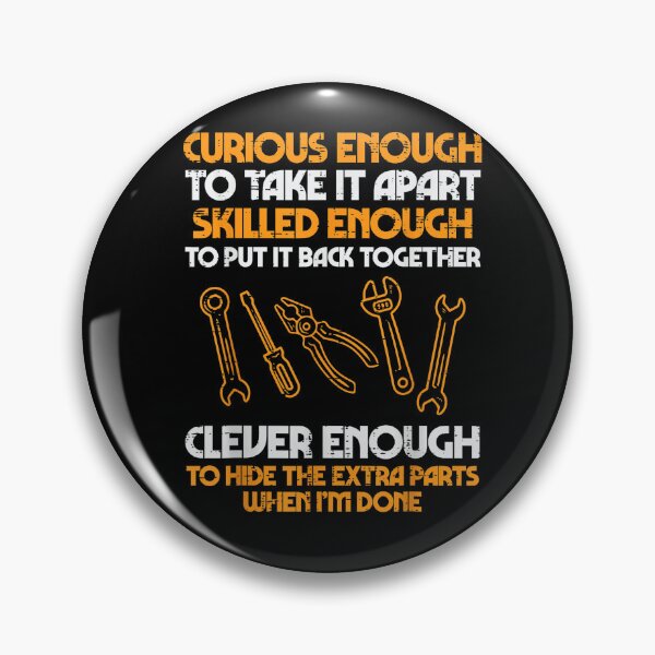 Item preview, Curious Enough To Take It Apart Mechanic Funny Tool Shirt designed and sold by jessicaguarnido.