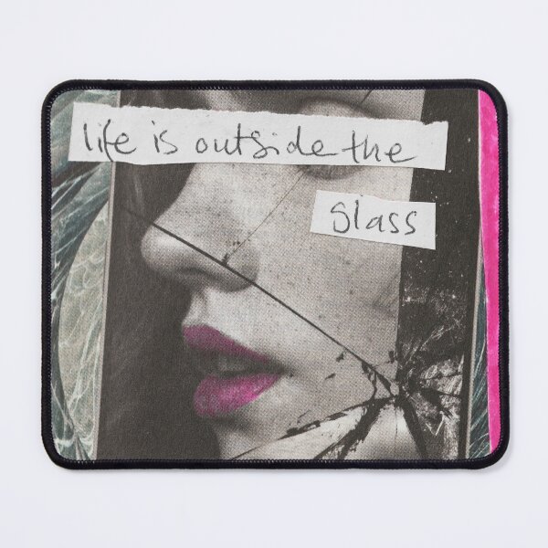 Item preview, Outside the Glass | Digital Detox Collage Art designed and sold by Multiply 6 by 9.