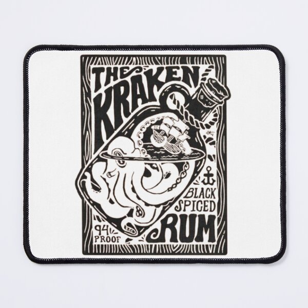 Item preview, Mythical Depths and Vintage Elegance – The Kraken Black Spiced Rum designed and sold by WATEKE.