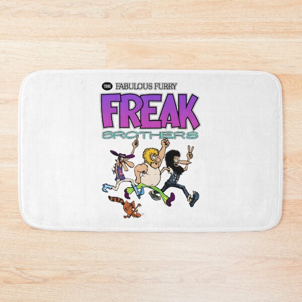 Item preview, The Fabulous Furry Freak Brothers Inspired Sticker and Mask Design designed and sold by DrPancha.