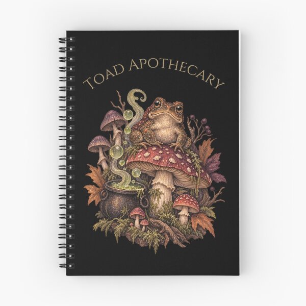 Item preview, Toad Apothecary Mushroom Potion Halloween designed and sold by mycute-stickers.