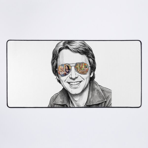 Item preview, Jack Tripper Roommates Sunglasses Reflection designed and sold by Bad-Decisions-Designs.