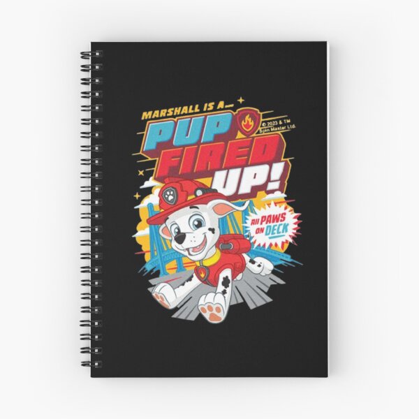 Item preview,    Energetic Hero and Playful Typography – Marshall Pup Fired Up designed and sold by WATEKE.