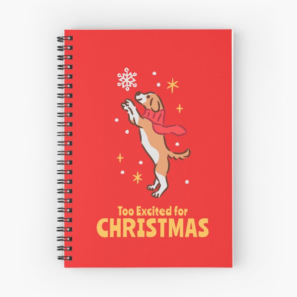 Item preview, Cute Little Dog jumping with Joy Christmas Clipart designed and sold by monkik.
