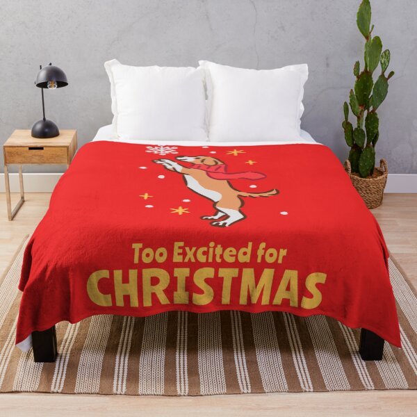 Item preview, Cute Little Dog jumping with Joy Christmas Clipart designed and sold by monkik.