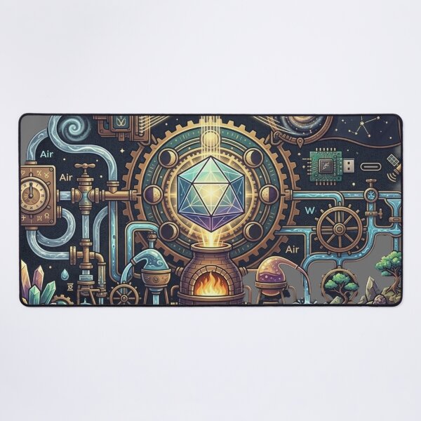 Item preview, Alchemical Weaving Tempus & Materia Cosmic Diagram designed and sold by GeniusCorner.