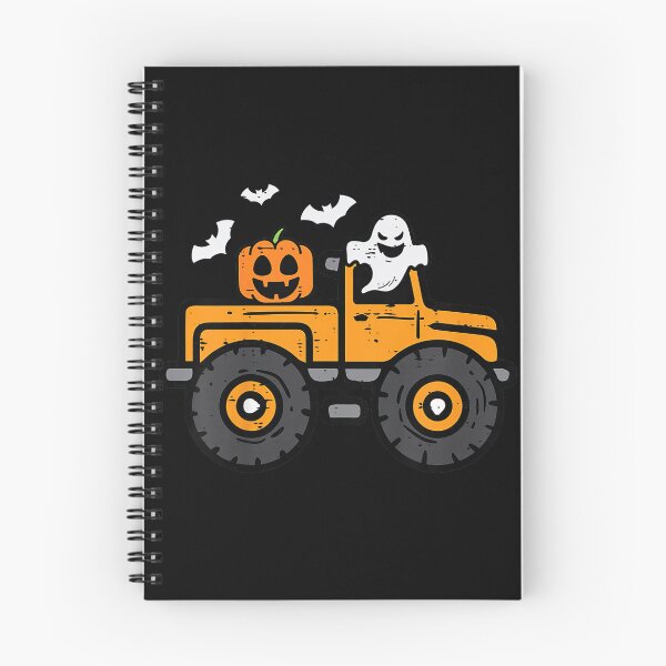 Item preview, Monster Truck Ghost Pumpkin Halloween Spooky Trucker Shirt designed and sold by PinkPeonStores.