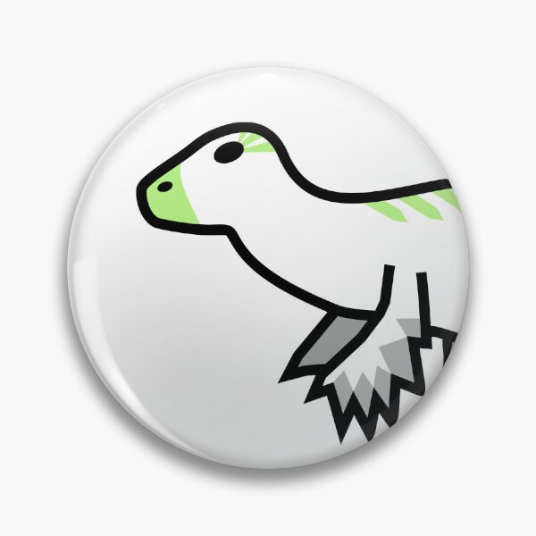 Item preview, Subtle Agender Pride Utahraptor – Minimalist Paleo Art designed and sold by JayMakesTiktok.