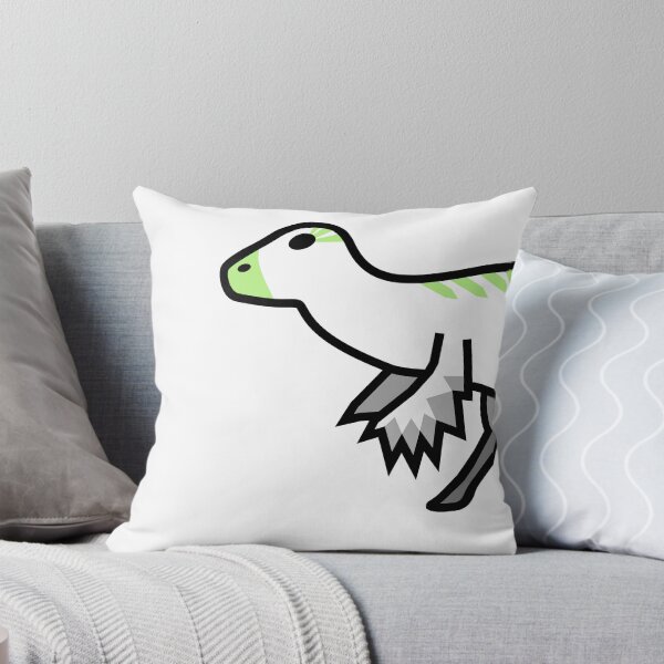 Item preview, Subtle Agender Pride Utahraptor – Minimalist Paleo Art designed and sold by JayMakesTiktok.