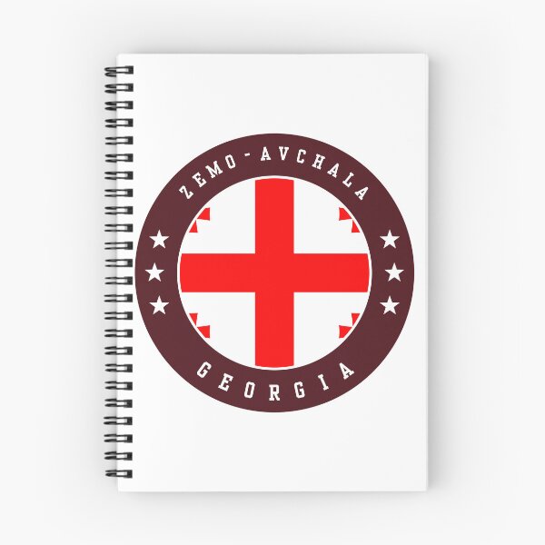 Item preview, Zemo Avchala Georgia Georgian Flag Souvenir Round Badge Crest designed and sold by jeshands.