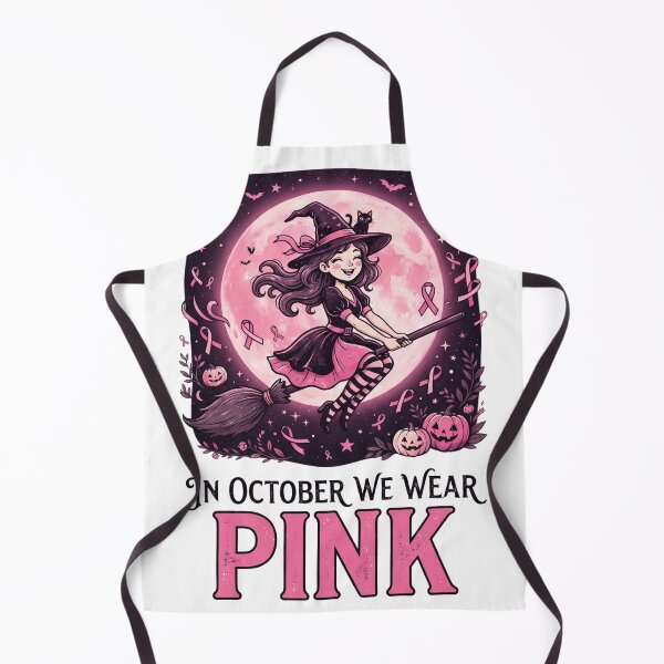 Item preview, halloween witch pink, Pink Awareness Fighter, In October We Wear Pink designed and sold by world+167.