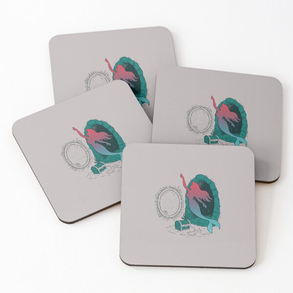 Item preview, Ariel Mermaid Silhouette Gradient Handdrawn-27 designed and sold by SophiaKrame.