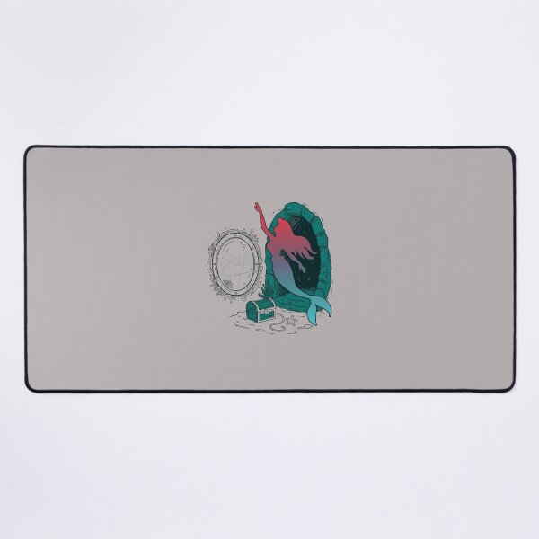 Item preview, Ariel Mermaid Silhouette Gradient Handdrawn-27 designed and sold by SophiaKrame.