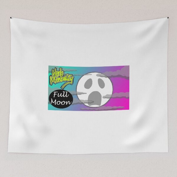 Item preview, Full Moon (white) designed and sold by Herb-Mentality.