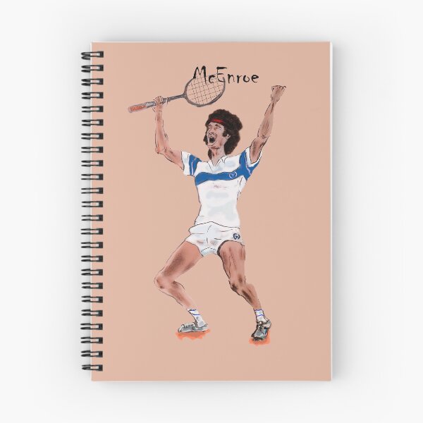 Item preview,  John McEnroe Hand‑Drawn Tennis Artwork – Retro Sports Design designed and sold by FULLER FACTORY.