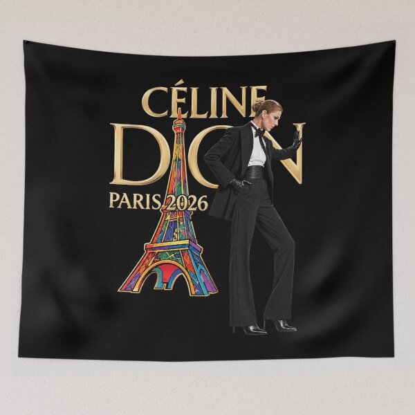 Item preview, Celine Dion 2026 Paris Concert Comeback Celebration designed and sold by ogpease.