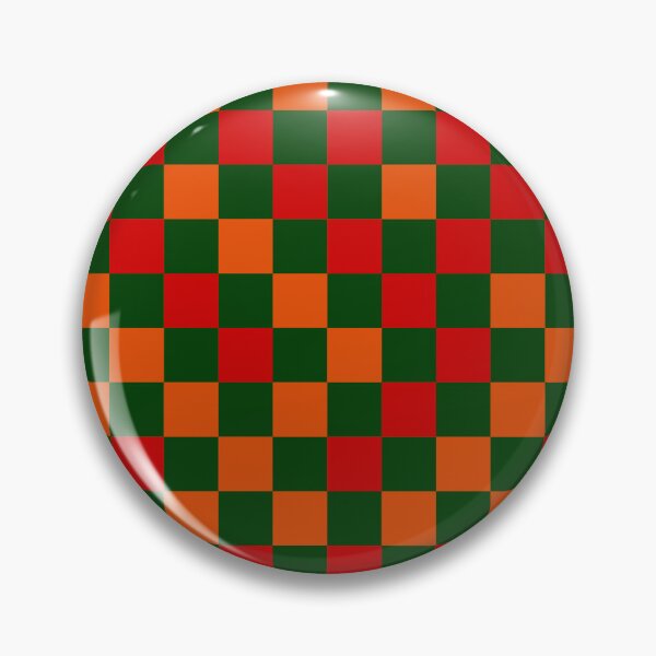 Item preview, Red Orange and Green Checkered  Design   designed and sold by PatternTitan.