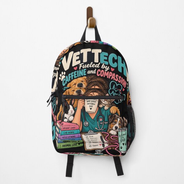 Item preview, Vet Tech Fueled By Caffeine And Compassion - Funny Veterinary Gift designed and sold by Ridaelb.