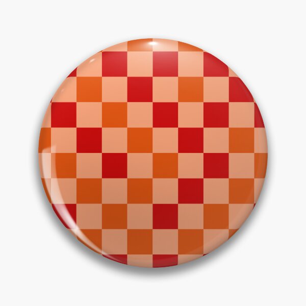 Item preview, Red Orange and Orange Checkered  Design   designed and sold by PatternTitan.