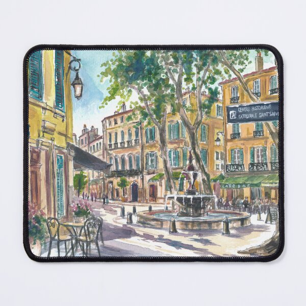 Item preview, Morning Light Along the Streets of Aix en Provence designed and sold by artshop77.