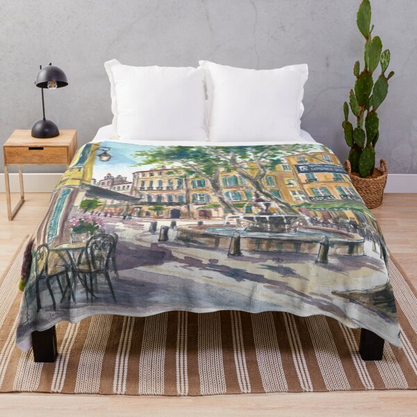 Item preview, Morning Light Along the Streets of Aix en Provence designed and sold by artshop77.