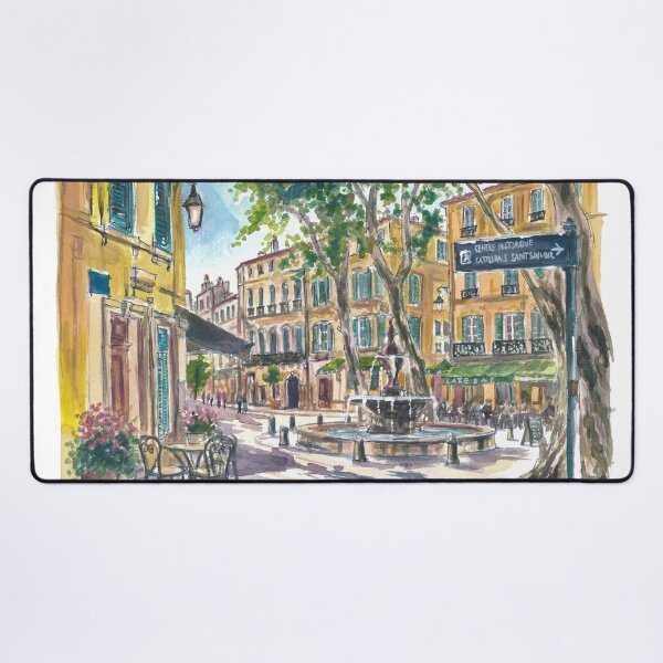 Item preview, Morning Light Along the Streets of Aix en Provence designed and sold by artshop77.
