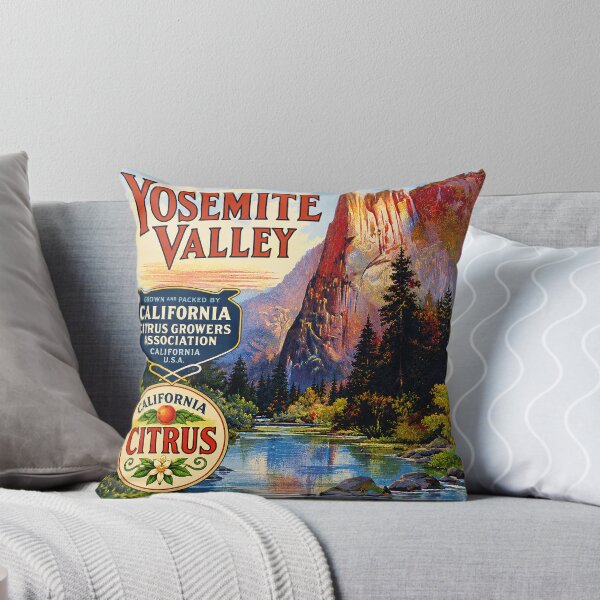 Item preview, Yosemite Valley - Vintage California Citrus Label designed and sold by Grove of Things.