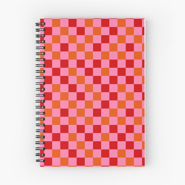 Item preview, Red Orange and Pink Checkered Design designed and sold by PatternTitan.