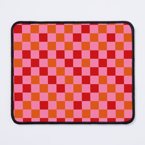 Item preview, Red Orange and Pink Checkered Design designed and sold by PatternTitan.
