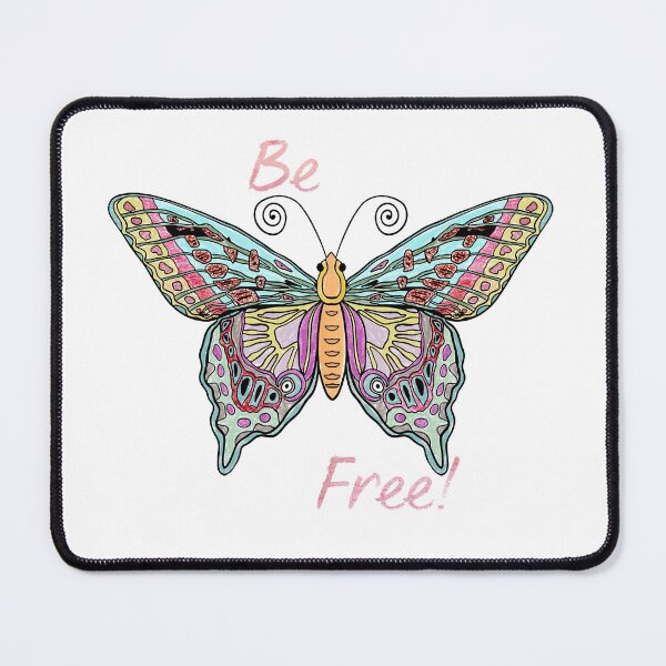 Item preview, Be Free Whimsical Butterfly Pastel Art designed and sold by altastudio.
