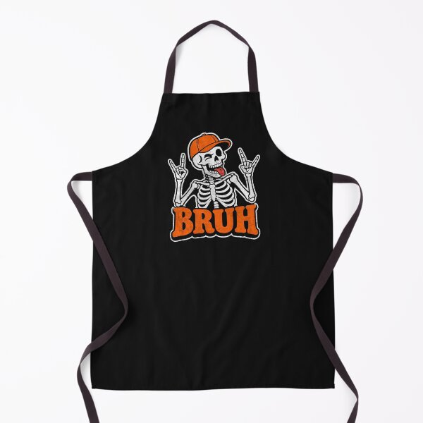 Item preview, Silly Skeleton Showing Tongue Rock Hand Bruh Funny Halloween Party designed and sold by alenaz.