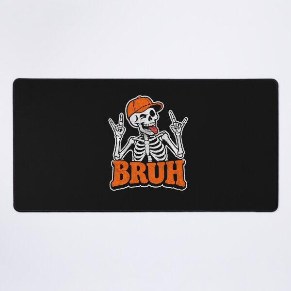 Item preview, Silly Skeleton Showing Tongue Rock Hand Bruh Funny Halloween Party designed and sold by alenaz.