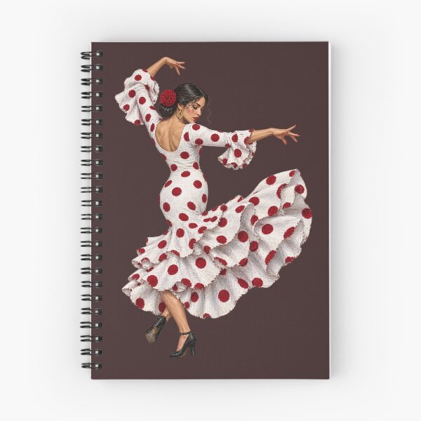 Item preview, Flamenco Dancer  in Polka Dot Dress designed and sold by PrintGo26.