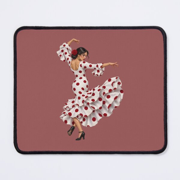 Item preview, Flamenco Dancer  in Polka Dot Dress designed and sold by PrintGo26.