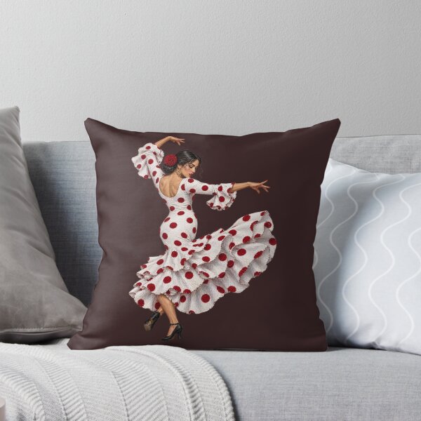 Item preview, Flamenco Dancer  in Polka Dot Dress designed and sold by PrintGo26.