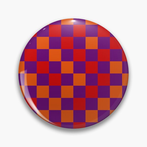 Item preview, Red Orange and Purple Checkered  Design   designed and sold by PatternTitan.