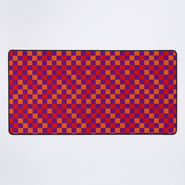 Item preview, Red Orange and Purple Checkered Design designed and sold by PatternTitan.
