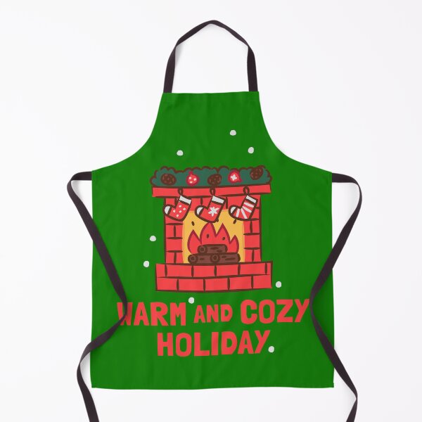 Item preview, Cozy Brick Fireplace with Christmas Socks Holiday Illustration designed and sold by monkik.