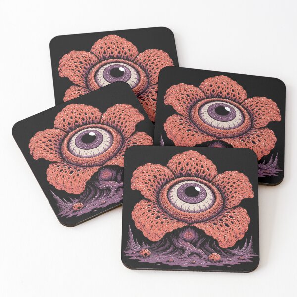 Item preview, Surreal Rafflesia Corpse Flower with Giant Eye designed and sold by 4Titik.