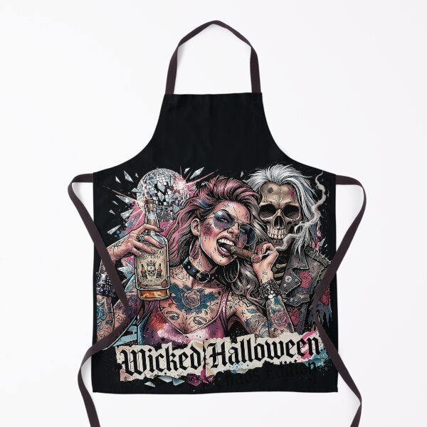 Item preview, Halloween Wicked Chaos Skeleton Punk Woman designed and sold by Voodoo Store Paranormal Collections.