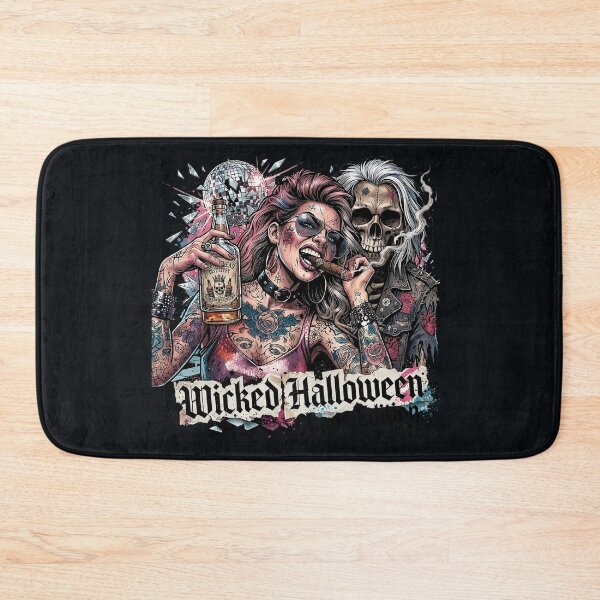 Item preview, Halloween Wicked Chaos Skeleton Punk Woman designed and sold by Voodoo Store Paranormal Collections.