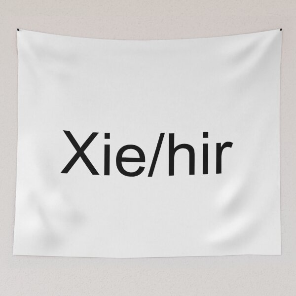 Item preview, Pronouns - Xie/hir designed and sold by AYTFA.