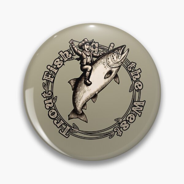 Item preview, Trout Fishing in the West designed and sold by joztees.