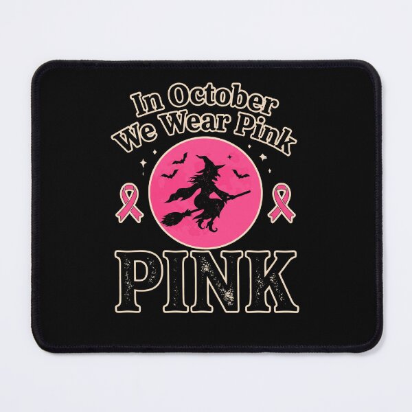 Item preview, halloween witch pink, Pink Awareness Fighter, In October We Wear Pink designed and sold by world+167.