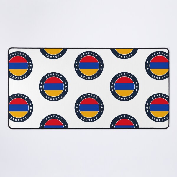 Item preview, Abovyan Armenia Armenian Flag Souvenir Round Badge Crest designed and sold by jeshands.